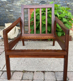 REFINISHED Danish Mid-Century Modern Teak Lounge Chair will get NEW CUSHIONS 5