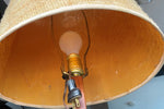 Mid Century Modern Teak Floor Lamp, H 63