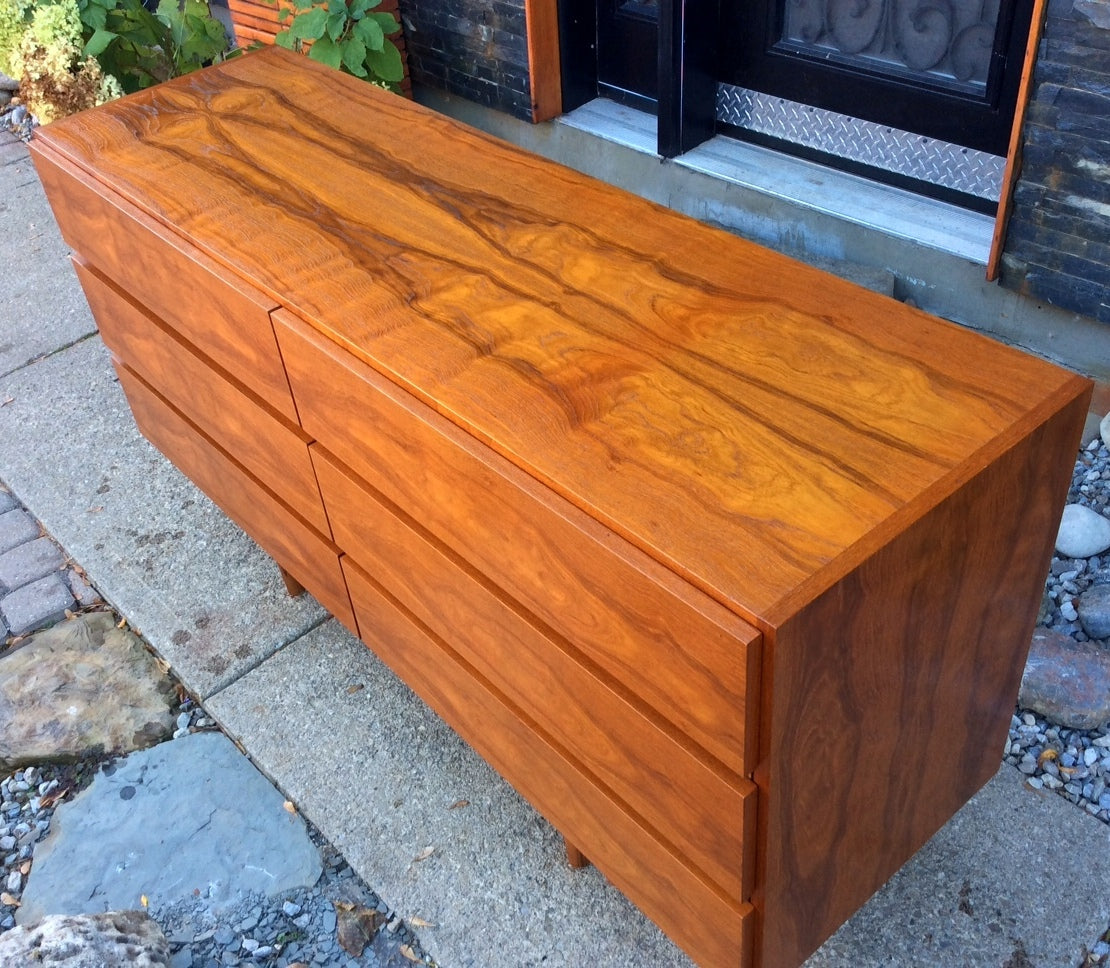 Mid Century Modern Swedish Teak Bedroom set- 2 dressers and single bed - Mid Century Modern Toronto