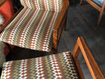 A Pair of REFINISHED REUPHOLSTERED MCM Walnut Armchairs by Walter Nugent, each $499 - Mid Century Modern Toronto 5