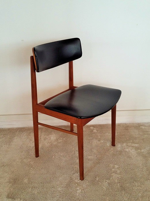 4+1 Danish RESTORED Mid Century Modern Teak Chairs by S. CHROBAT for SAX - Mid Century Modern Toronto