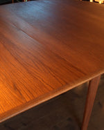 Mid Century Modern Oval Teak Dining Table Extendable REFINISHED - Mid Century Modern Toronto 6