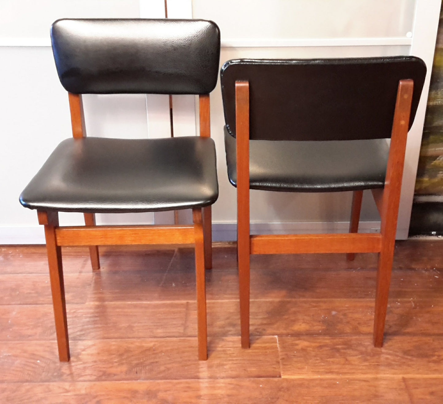 2 Mid Century Modern Teak Chairs Mint, $50 each - Mid Century Modern Toronto