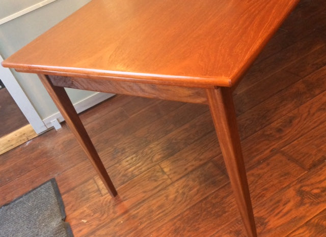 MCM Teak Dining Table Surfboard Extendable REFINISHED up 8ft - Mid Century Modern Toronto