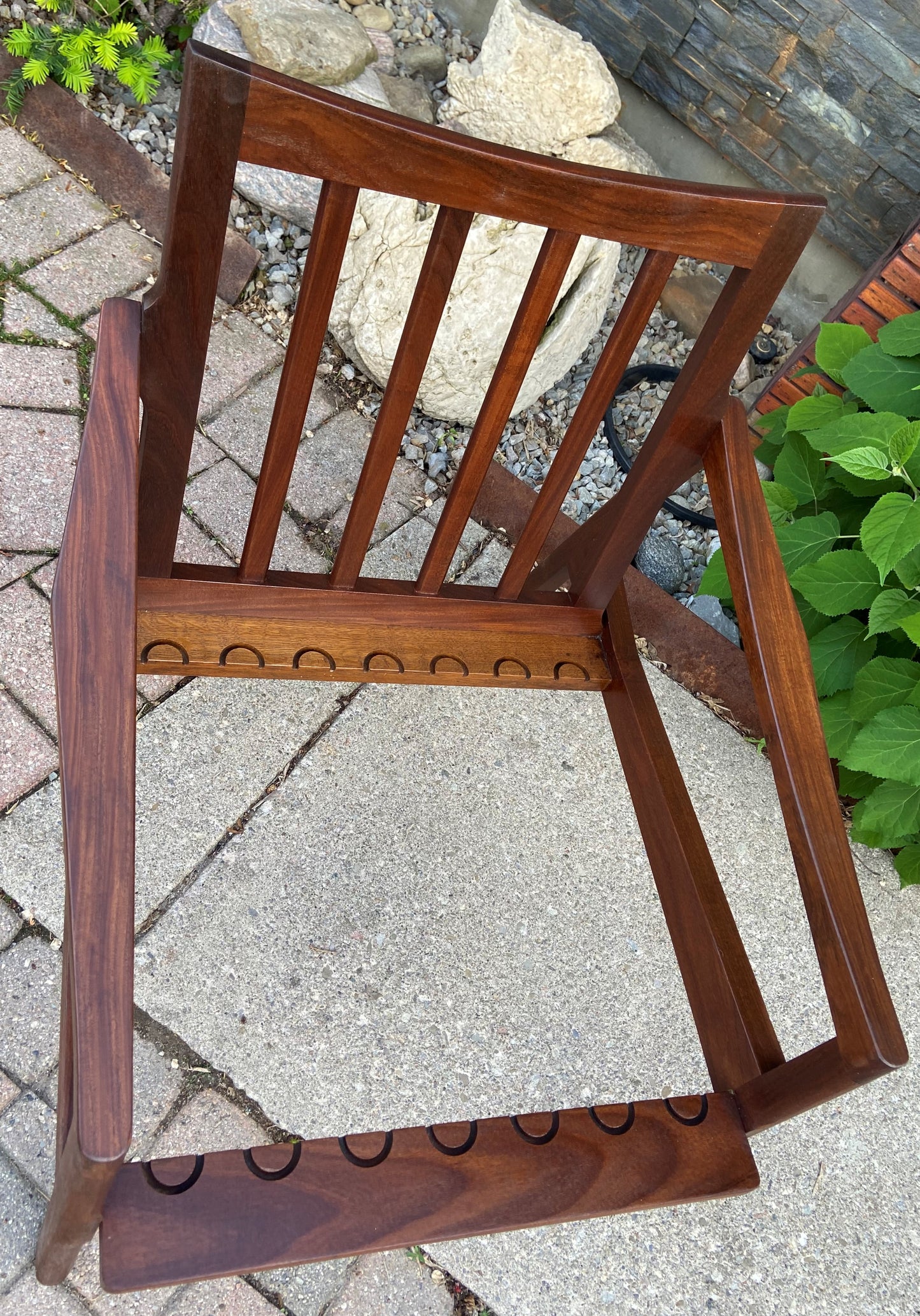 REFINISHED Danish Mid-Century Modern Teak Lounge Chair will get NEW CUSHIONS