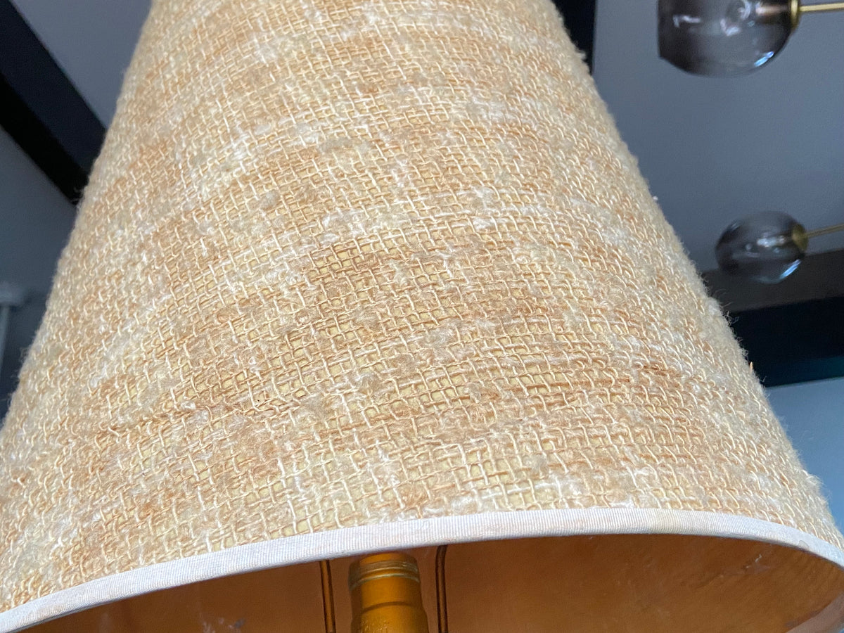 Mid Century Modern Teak Floor Lamp, H 63
