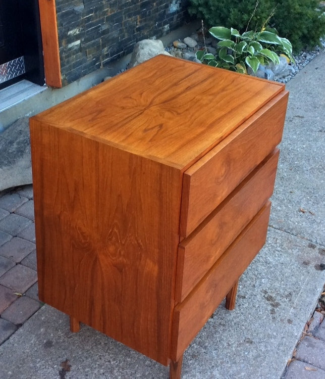 Mid Century Modern Swedish Teak Bedroom set- 2 dressers and single bed - Mid Century Modern Toronto