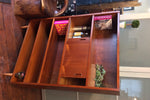 Danish MCM Teak Display Bookcase Bar Narrow REFINISHED 35.5