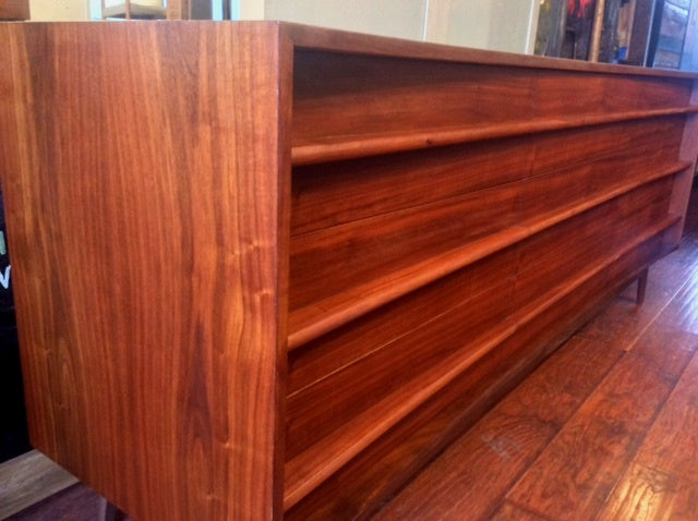 REFINISHED MCM Walnut Bedroom Set for the Queen - Mid Century Modern Toronto