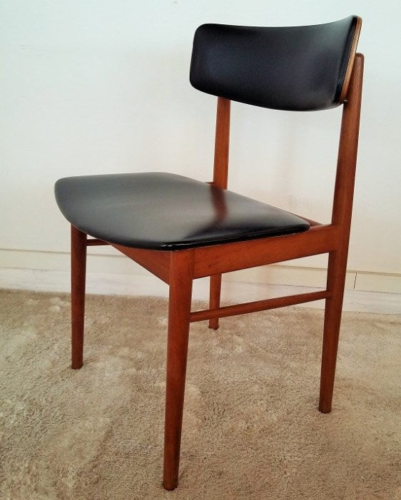 4+1 Danish RESTORED Mid Century Modern Teak Chairs by S. CHROBAT for SAX - Mid Century Modern Toronto