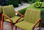 Set of 2 Danish MCM Teak Angled Armchairs by Kai Kristiansen , each chair $299 - Mid Century Modern Toronto 6