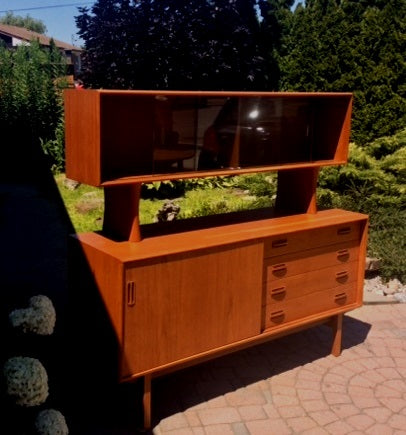 Danish MCM Teak Buffet/ Media TV Console 60" - Mid Century Modern Toronto