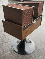 Vintage Space Age Sanyo Record Player Radio Stereo on Tulip Stand, Compact 7