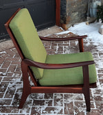REFINISHED Danish MCM Solid Teak Lounge Chair PERFECT 8