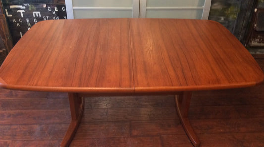 Mid Century Modern Teak Dining Table Extendable REFINISHED - Mid Century Modern Toronto