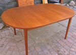 MCM Oval Teak Table Extendable REFINISHED by TROEDS 61
