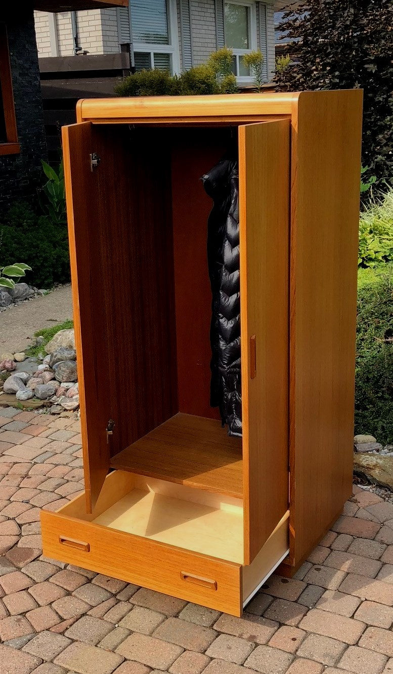 Teak MCM Wardrobe compact like new W 30