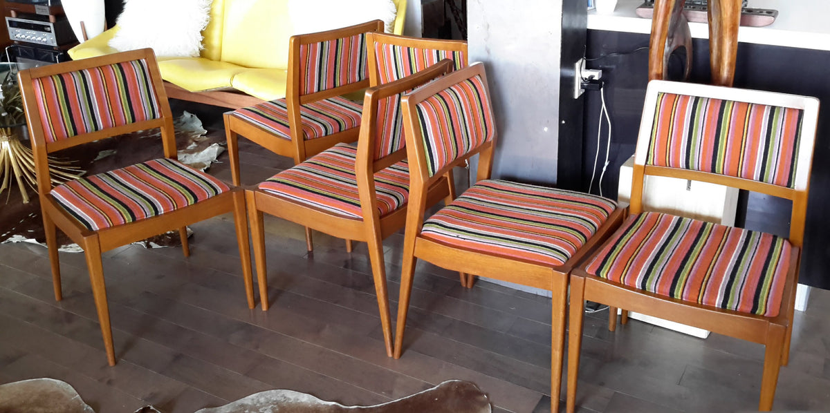 6 Mid Century Modern Teak Dining Chairs, $50 each CLEARANCE SALE - Mid Century Modern Toronto