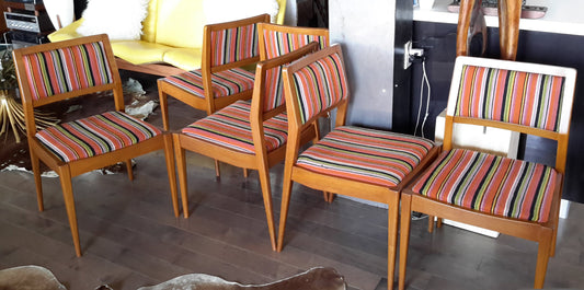 6 Mid Century Modern Teak Dining Chairs, $50 each CLEARANCE SALE - Mid Century Modern Toronto