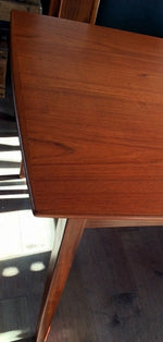 Danish Mid Century Modern Teak Dining Table Surfboard Extendable REFINISHED - Mid Century Modern Toronto 7