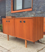 Mid Century Modern Teak Sideboard TV Media  Console RESTORED - Mid Century Modern Toronto 4