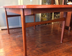 Danish MCM Extension Dining Table Hans Wagner style REFINISHED 66