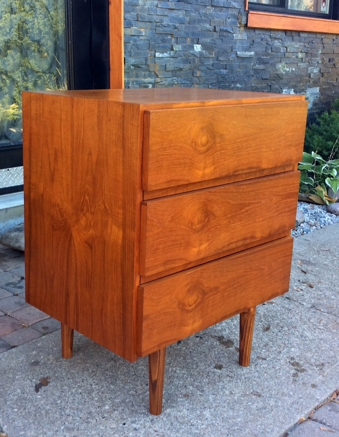 Mid Century Modern Swedish Teak Bedroom set- 2 dressers and single bed - Mid Century Modern Toronto