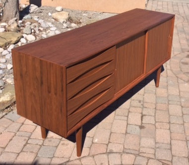 ON HOLD for Steve L.--Danish MCM Teak Sideboard TV Console 63" - Mid Century Modern Toronto