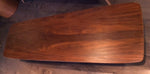 Mid Century Modern Walnut Coffee Table Surfboard with Shelf REFINISHED - Mid Century Modern Toronto 4