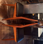 4 Danish MCM Teak Chairs REUPHOLSTERED with floating seats $125 each - Mid Century Modern Toronto 3
