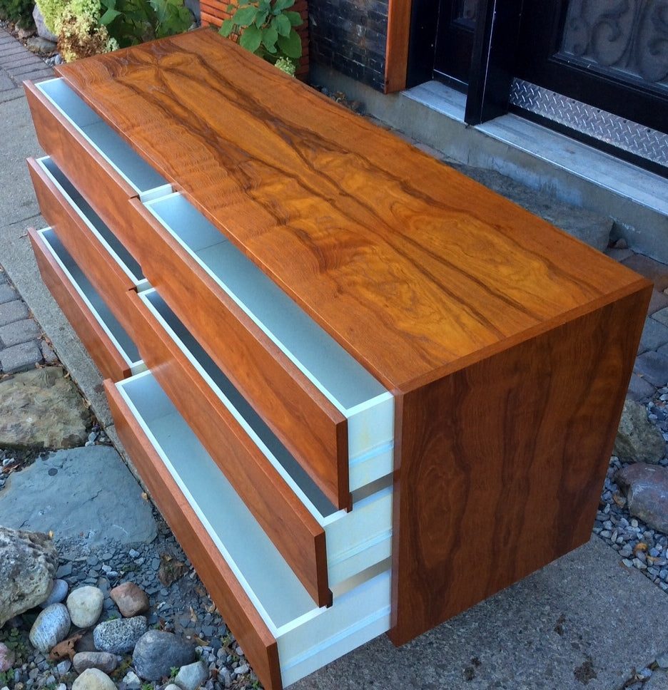 Mid Century Modern Swedish Teak Bedroom set- 2 dressers and single bed - Mid Century Modern Toronto