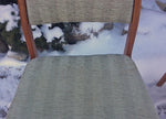 4 Danish MCM Teak Chairs High Back with floating seats $25 each CLEARANCE SALE - Mid Century Modern Toronto 4