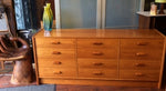 Teak MCM Queen Bedroom Set, made in Sweden, Restored, like New (platform bed, nightstands, his and her dressers) - Mid Century Modern Toronto 7