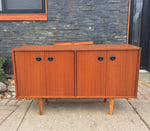 Mid Century Modern Teak Sideboard TV Media  Console RESTORED - Mid Century Modern Toronto 3