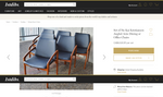 Teak MCM REUPHOLSTERED Angled Arm Chair by Kai Kristiansen, grey; 6 chairs available - Mid Century Modern Toronto 5