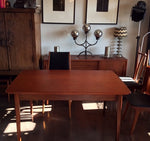 Danish Mid Century Modern Teak Dining Table Surfboard Extendable REFINISHED - Mid Century Modern Toronto 8