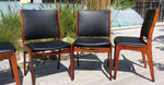 Danish MCM Rosewood Extension Table REFINISHED, 6 Chairs REUPHOLSTERED - Mid Century Modern Toronto 6