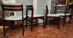 4 REUPHOLSTERED Mid Century Modern Dining Chairs in Maharam l.grey fabric, very comfortable 10