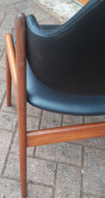 REFINISHED Danish Mid-Century Modern Teak Chair by Ejvind A. Johansson for Gern Mobelfabrik 9