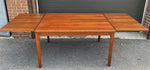 REFINISHED Danish MCM Teak Draw Leaf Table by H. Kjaernulf  51