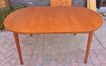 MCM Oval Teak Table Extendable REFINISHED by TROEDS 61