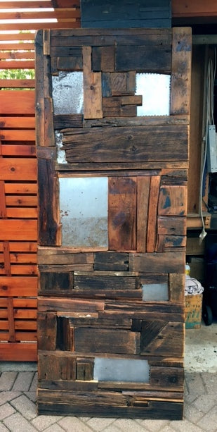 Sliding Barn Door Modern Rustic Industrial - One of the Kind - Mid Century Modern Toronto