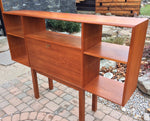 Mid Century Modern Teak Media Console Bar RESTORED - Mid Century Modern Toronto 6