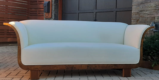 Danish Art Deco Sofa in style of Frits Henningsen for 1/5 th price!