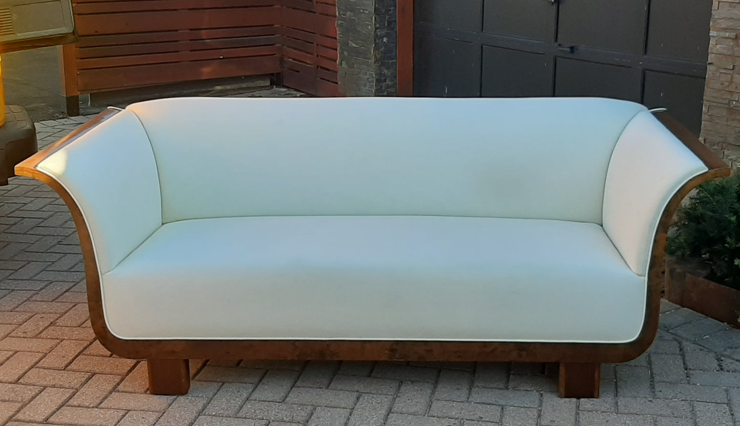 Danish Art Deco Sofa in style of Frits Henningsen for 1/5 th price!