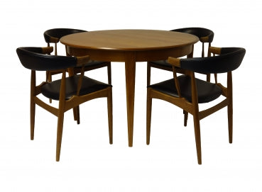 4 REFINISHED will be REUPHOLSTERED Danish Mid Century Modern Teak Armchairs by J.Andersen