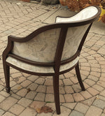 REFINISHED MCM Huber Barrel Back Teak Sofa and Lounge Chair- Mint (plus bonus armchair) 14