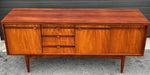 REFINISHED British Mid Century Modern SOLID Tola Sideboard, 66