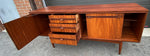 REFINISHED British Mid Century Modern SOLID Tola Sideboard, 66