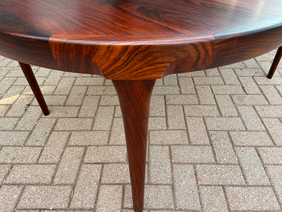 REFINISHED Danish MCM Rosewood Table by Ib Kofod-Larsen for Faarup, 47